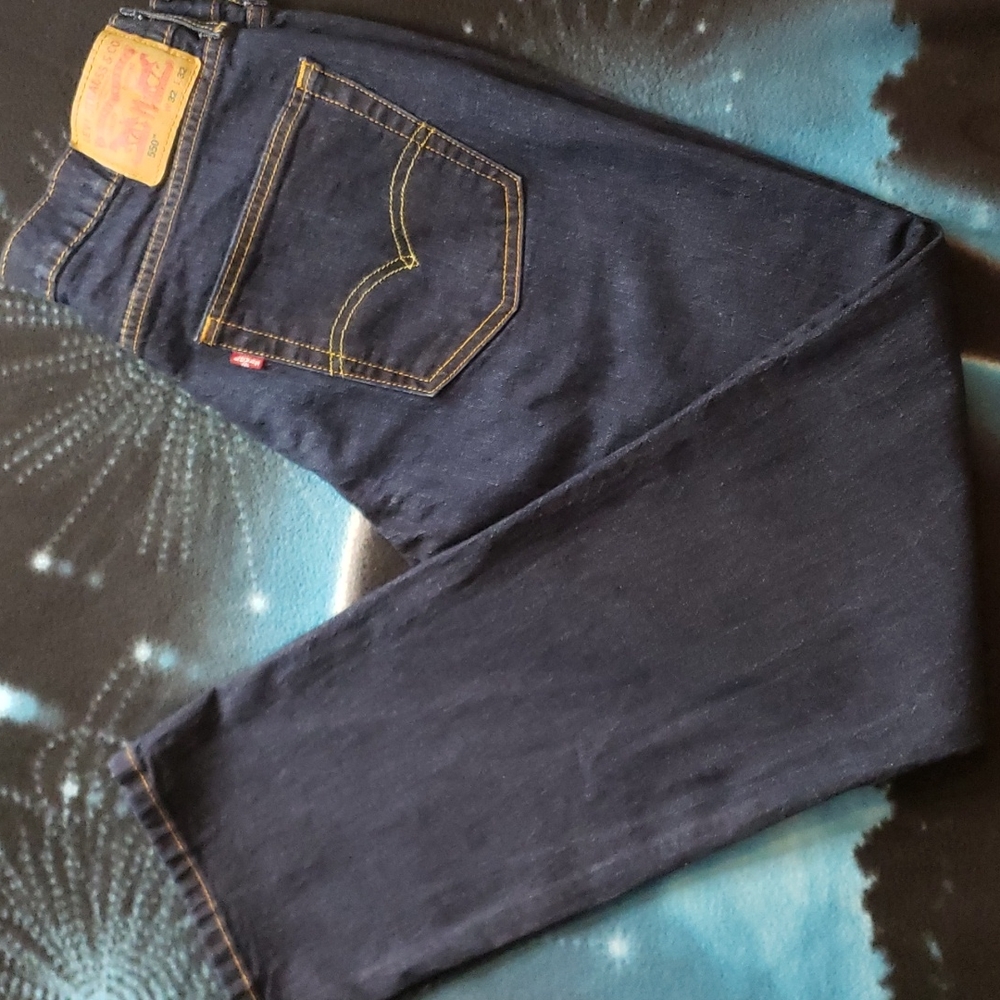 Mens Levi's relaxed blue Jeans